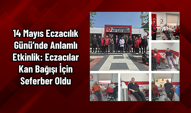 Eczacılar Kan Bağışı İçin Seferber Oldu