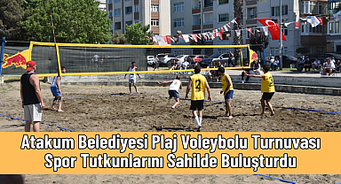 Atakum Belediyesi Plaj Voleybolu Turnuvası Spor Tutkunlarını Sahilde Buluşturdu
