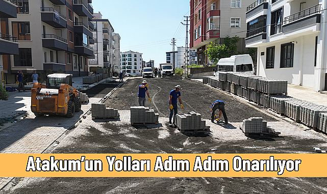 Atakum’da Yol Çalışmaları Son Hız