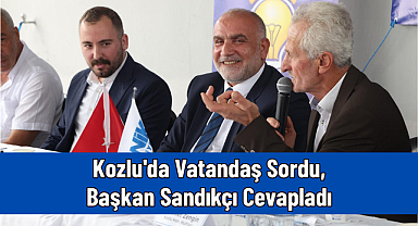 Kozlu'da Vatandaş Sordu, Başkan Sandıkçı Cevapladı