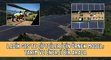 LADİK GES’TE ÇİFTÇİLER İÇİN ÖRNEK MODEL: TARIM VE ENERJİ BİR ARADA