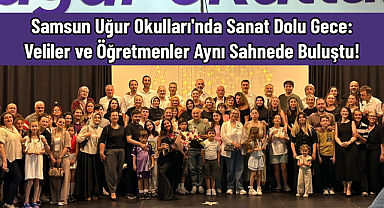 Samsun Uğur Okulları'nda Sanat Dolu Gece: Veliler ve Öğretmenler Aynı Sahnede Buluştu!