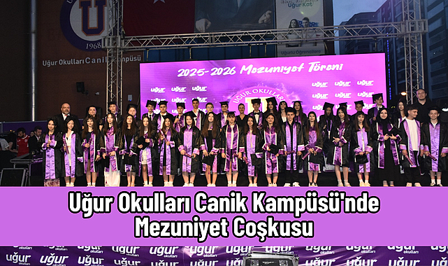 Uğur Okulları Canik Kampüsü'nde Mezuniyet Coşkusu