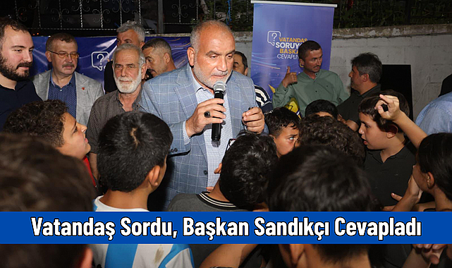 Vatandaş Sordu, Başkan Sandıkçı Cevapladı