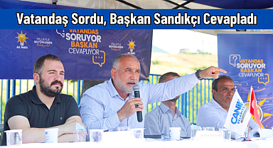 Başkan Sandıkçı Toptepe'de: Vatandaşların Taleplerini Dinledi 
