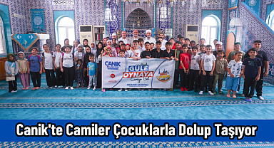 Canik'te Camiler Çocuklarla Dolup Taşıyor