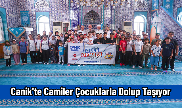 Canik'te Camiler Çocuklarla Dolup Taşıyor