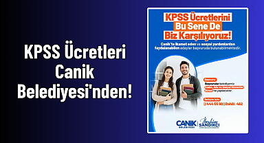 KPSS Ücretleri Canik Belediyesi'nden!