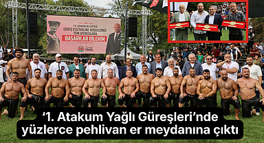 ‘1. Atakum Yağlı Güreşleri’nde yüzlerce pehlivan er meydanına çıktı