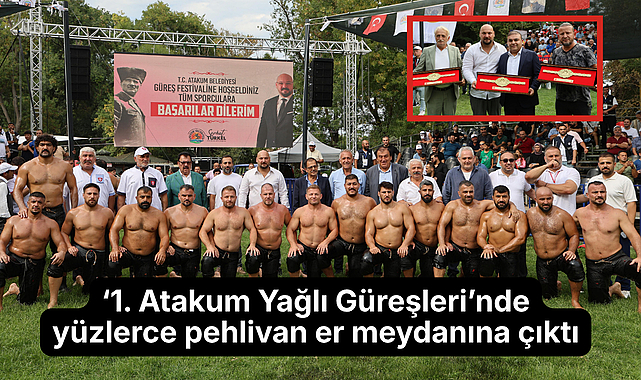 ‘1. Atakum Yağlı Güreşleri’nde yüzlerce pehlivan er meydanına çıktı