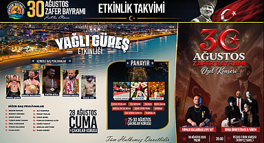 Atakum Belediyesinden dev 30 Ağustos programı 