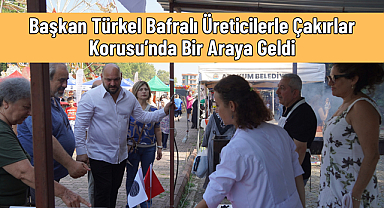 Başkan Türkel Bafralı Üreticilerle Çakırlar Korusu’nda Bir Araya Geldi