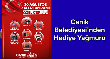 Canik Belediyesi'nden Hediye Yağmuru