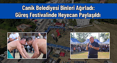 Canik'te Güreş Festivali Nefesleri Kesti 