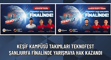 KEŞİF KAMPÜSÜ TAKIMLARI TEKNOFEST ŞANLIURFA FİNALİNDE YARIŞMAYA HAK KAZANDI