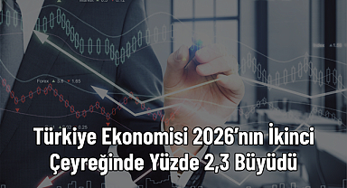 Türkiye Ekonomisi 2026’nın İkinci Çeyreğinde Yüzde 2,3 Büyüdü
