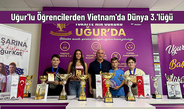 Uğur'lu Öğrencilerden Vietnam'da Dünya 3.'lüğü