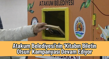 Atakum Belediyesi’nin ‘Kitabın Biletin Olsun’ Kampanyası Devam Ediyor