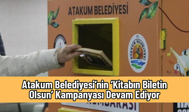 Atakum Belediyesi’nin ‘Kitabın Biletin Olsun’ Kampanyası Devam Ediyor