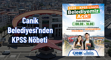 Canik Belediyesi'nden KPSS Nöbeti