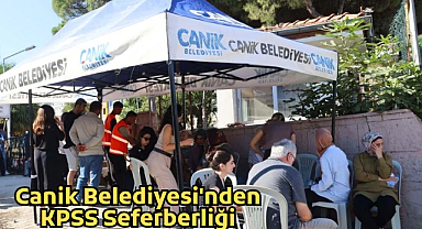 Canik Belediyesi'nden KPSS Seferberliği