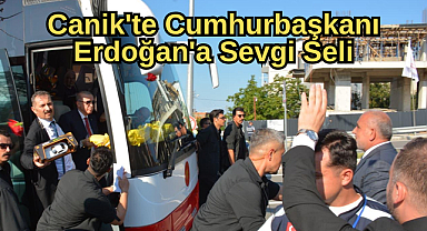 Canik'te Cumhurbaşkanı Erdoğan'a Sevgi Seli