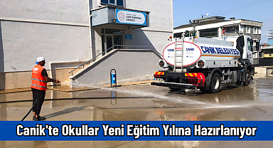 Canik'te Okullar Yeni Eğitim Yılına Hazırlanıyor