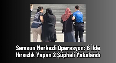 Samsun Merkezli Operasyon: 6 İlde Hırsızlık Yapan 2 Şüpheli Yakalandı