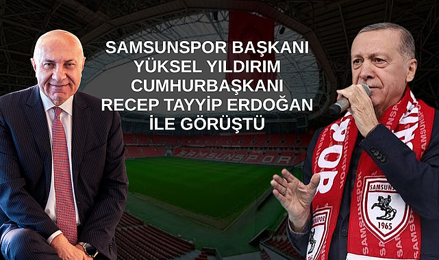 Samsunspor Başkanı Yüksel Yıldırım Cumhurbaşkanı Erdoğan İle Görüştü