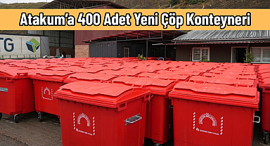 Atakum’a 400 Adet Yeni Çöp Konteyneri