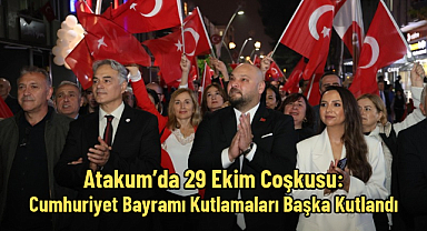 Atakum'da 29 Ekim Coşkusu: Cumhuriyet Bayramı Kutlamaları Başka Kutlandı
