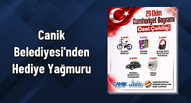 Canik Belediyesi'nden Hediye Yağmuru