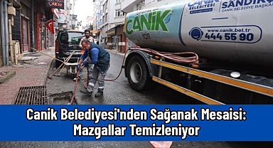 Canik Belediyesi'nden Sağanak Mesaisi: Mazgallar Temizleniyor