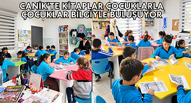 Canik'te Kitaplar Çocuklarla, Çocuklar Bilgiyle Buluşuyor