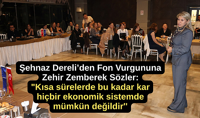 SAMİKAD Başkanı Şehnaz Dereli’den Fon Vurgununa Zehir Zemberek Sözler