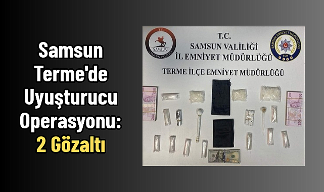 Samsun Terme'de Uyuşturucu Operasyonu: 2 Gözaltı