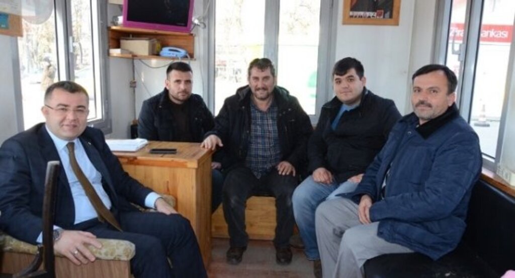 İl Başkanı Keskin, taksici esnafını dinledi