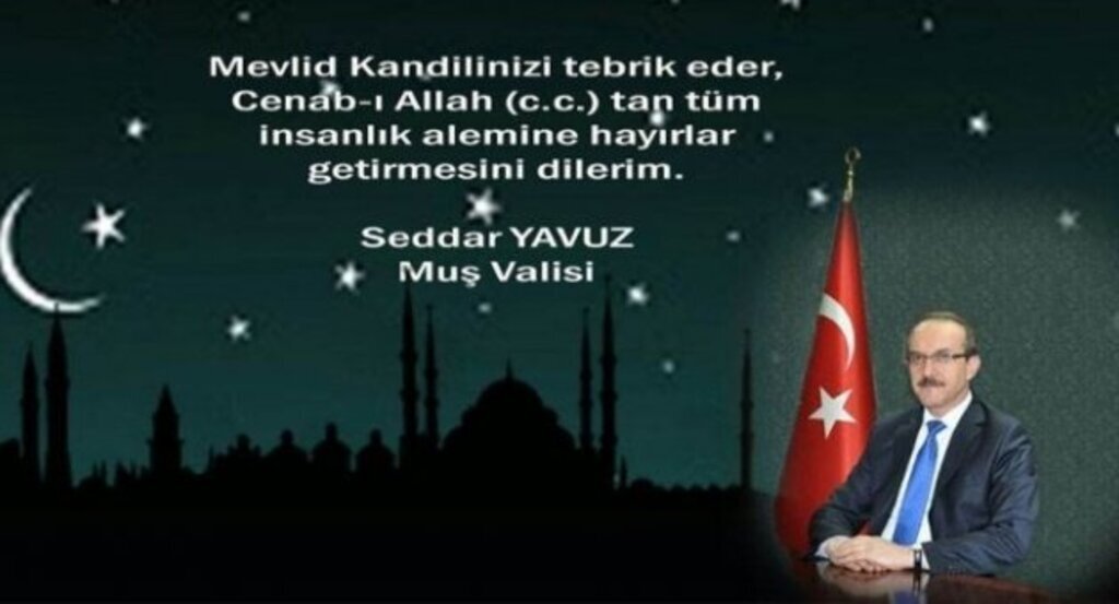 Vali Yavuz’dan kandil mesajı